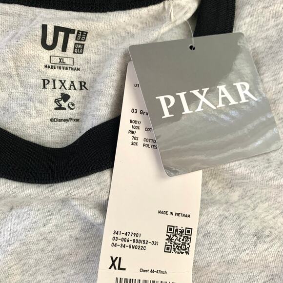 Uniqlo Disney Pixar Monsters, Inc Magic For All Timeless T-shirt in Gray - Picture 6 of 8